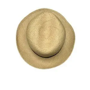Tory Burch | Natural Straw Classic Grosgrain Fedora Hat Tory Burch Natural Straw Classic Grosgrain Fedora‎ OS NWT main image 4